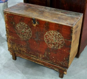 Antique Mongolian Trunk