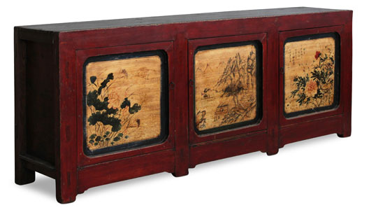 Chinese Antique Painted Sideboard