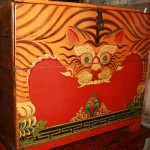 Antique ‘tiger chest from the Qinghai and Tibet border