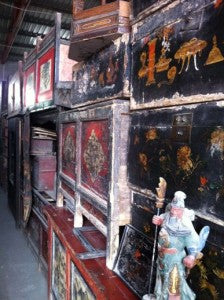 Chinese antique furniture warehouse