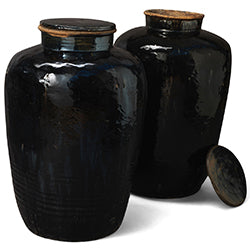 Vintage Chinese Stoneware Jars