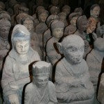 Wooden carved figures