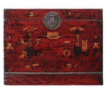 Chinese antique trunk