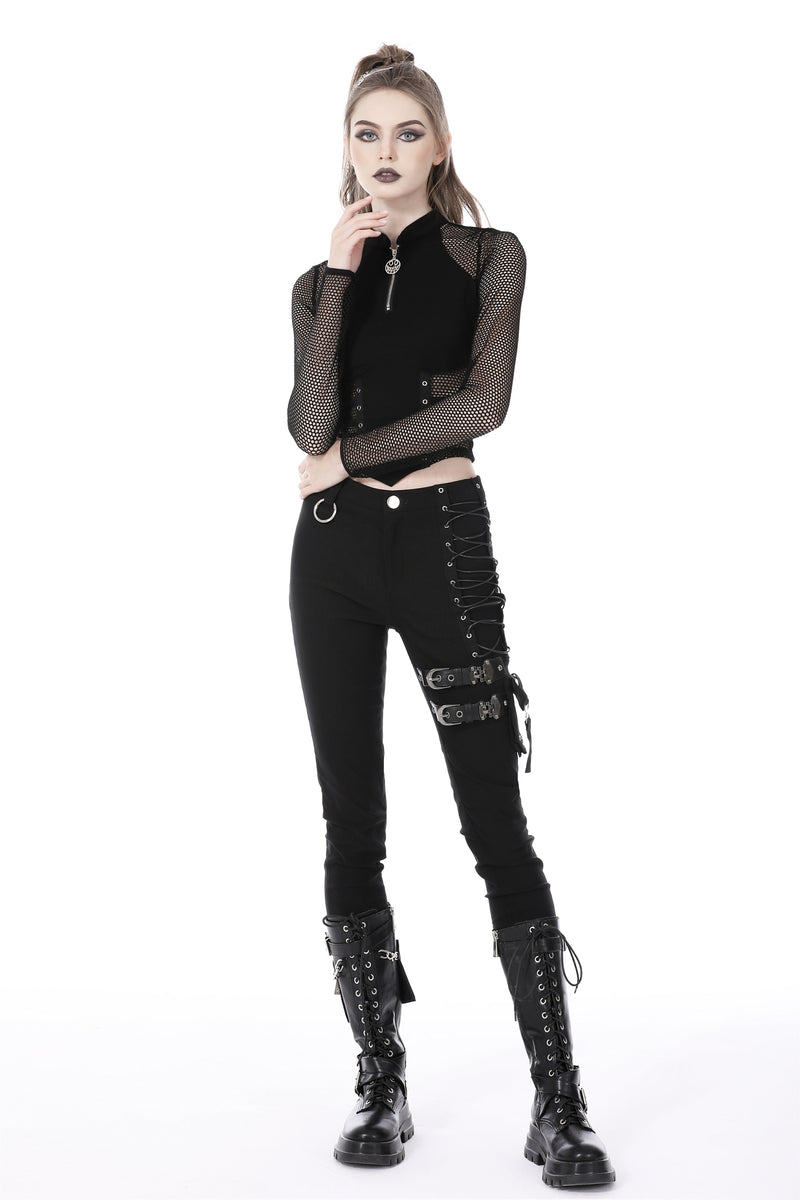 Rock & Rebel Buckle Lace Up Pants by Dark In Love – The Dark Side of ...