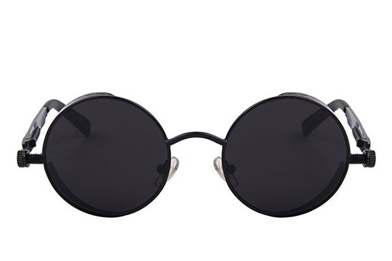 Ozzy Oversized Round Sunglasses – The Dark Side of Fashion