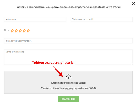 Publiez un commentaire accompagné d'une photo!