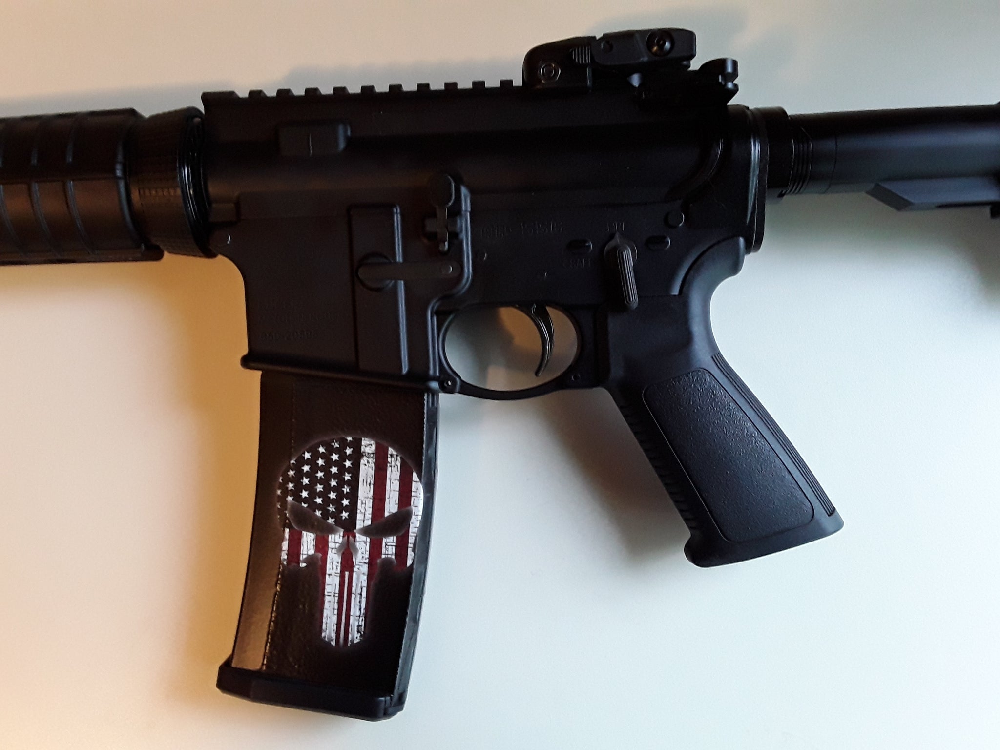 Ar 15 Magazine Wrap American Flag Punisher