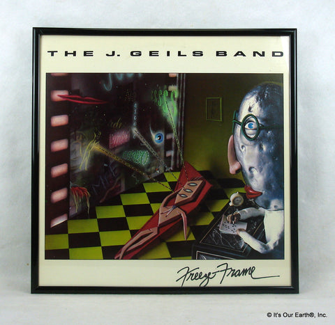 J Geils Band Framed Album Cover Freeze Frame 1981 It S Our Earth Inc