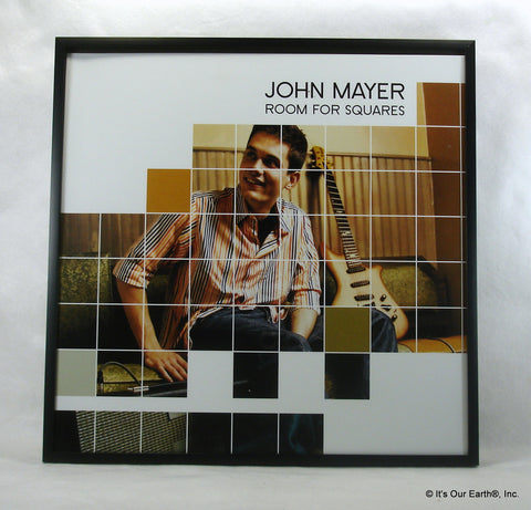 John Mayer Framed Album Cover Room For Squares 2001