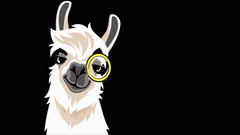 Upland popular Llama mascot gif nft