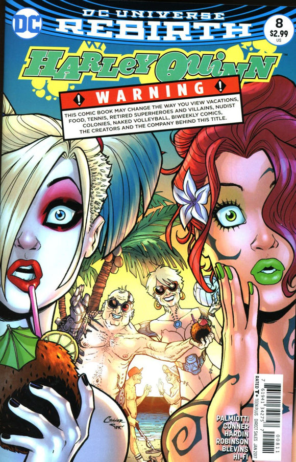 Harley Quinn #8 A Amanda Conner Vf+/nm+ Comic