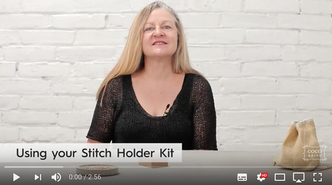 Leather Cord & Needle Stitch Holder video