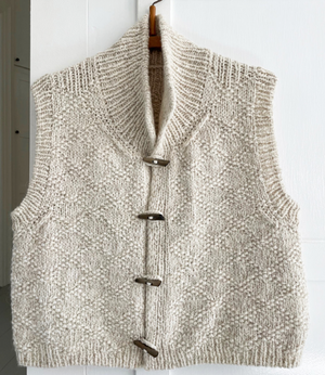 Texture Vest Pattern by Helga Isager | Tribe Yarns, London - tribeyarns