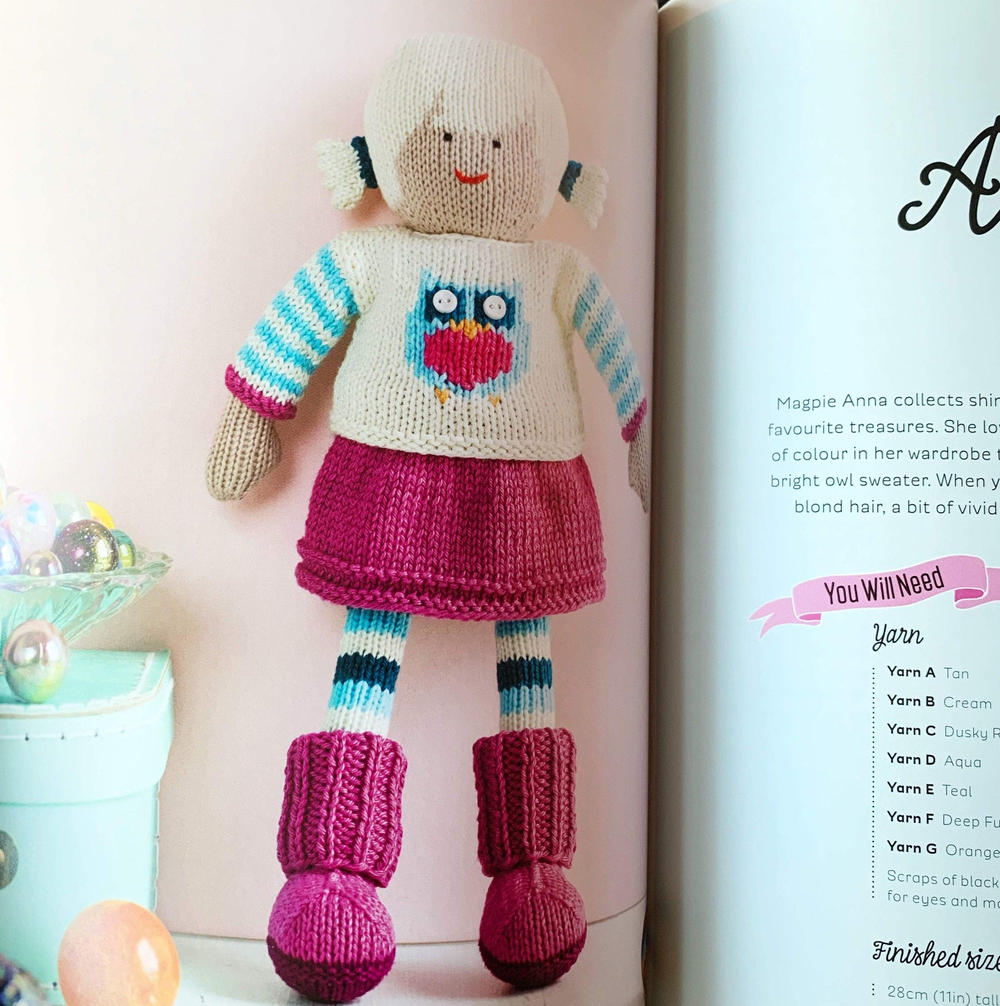 my knitted doll louise crowther