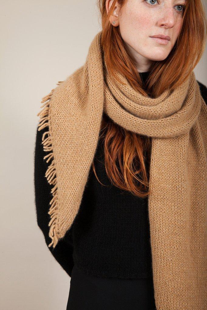 knitted cashmere wrap