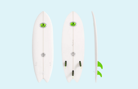 CBC 5'8" Slasher Fish Foam Surfboard Soft Top review