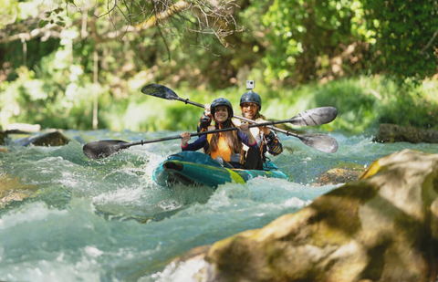 image of a 2-person drop stitch inflatable kayak