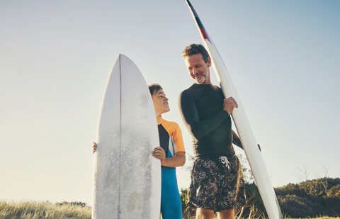 right size foam surfboard.