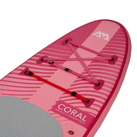 Aqua Marina 10’2” Coral 2023 Inflatable Paddle Board All-Around Advanced Raspberry bungee system