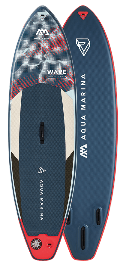 Aqua Marina 8’8″ WAVE Surf 2022 Surfing Inflatable Paddle Board SUP | Good Wave