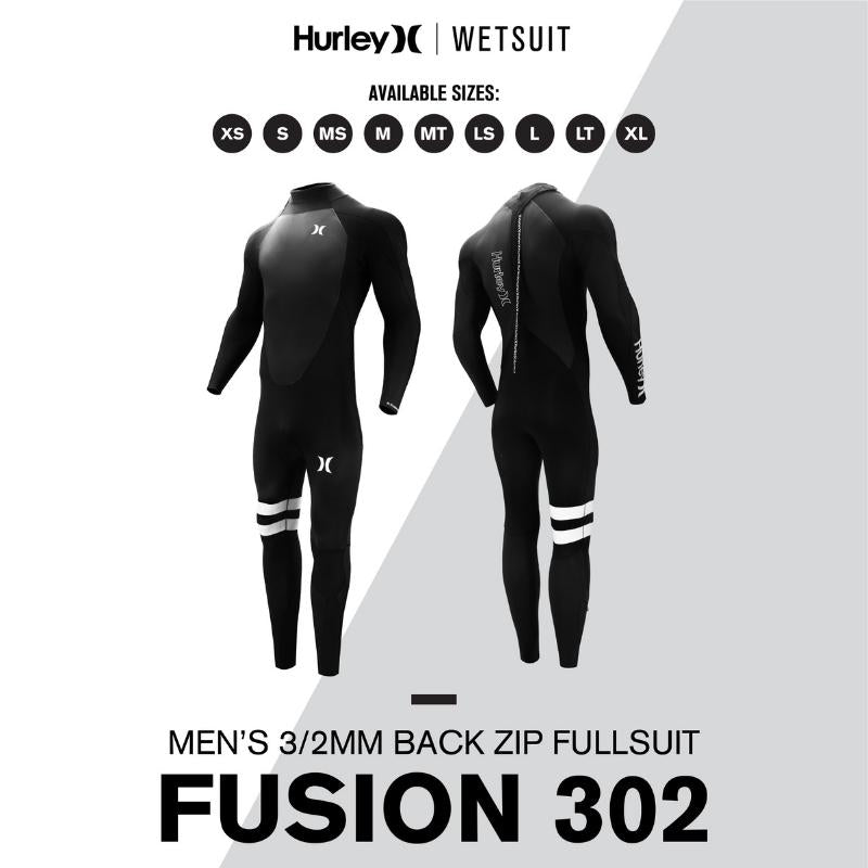 Hurley Fusion Wetsuits Men 302 Zip | Good Wave USA