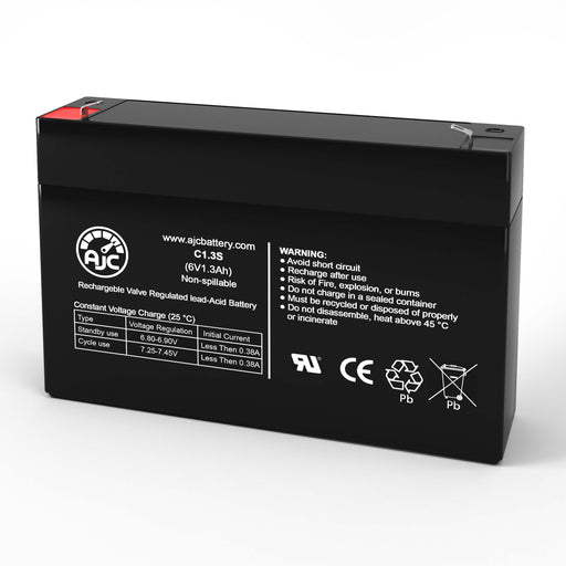 Hitachi HP10 6 6V 12Ah Sealed Lead Acid Replacement Battery