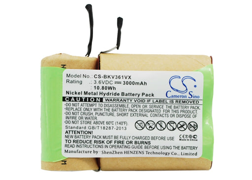 Cameron Sino 1500mAh battery for BLACK & DECKER CST1200 CST800