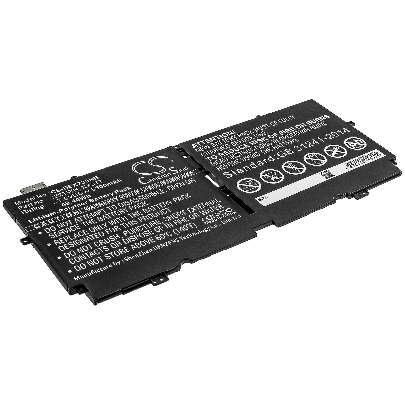 Dell XPS 13 7390 Laptop and Notebook Replacement Battery
