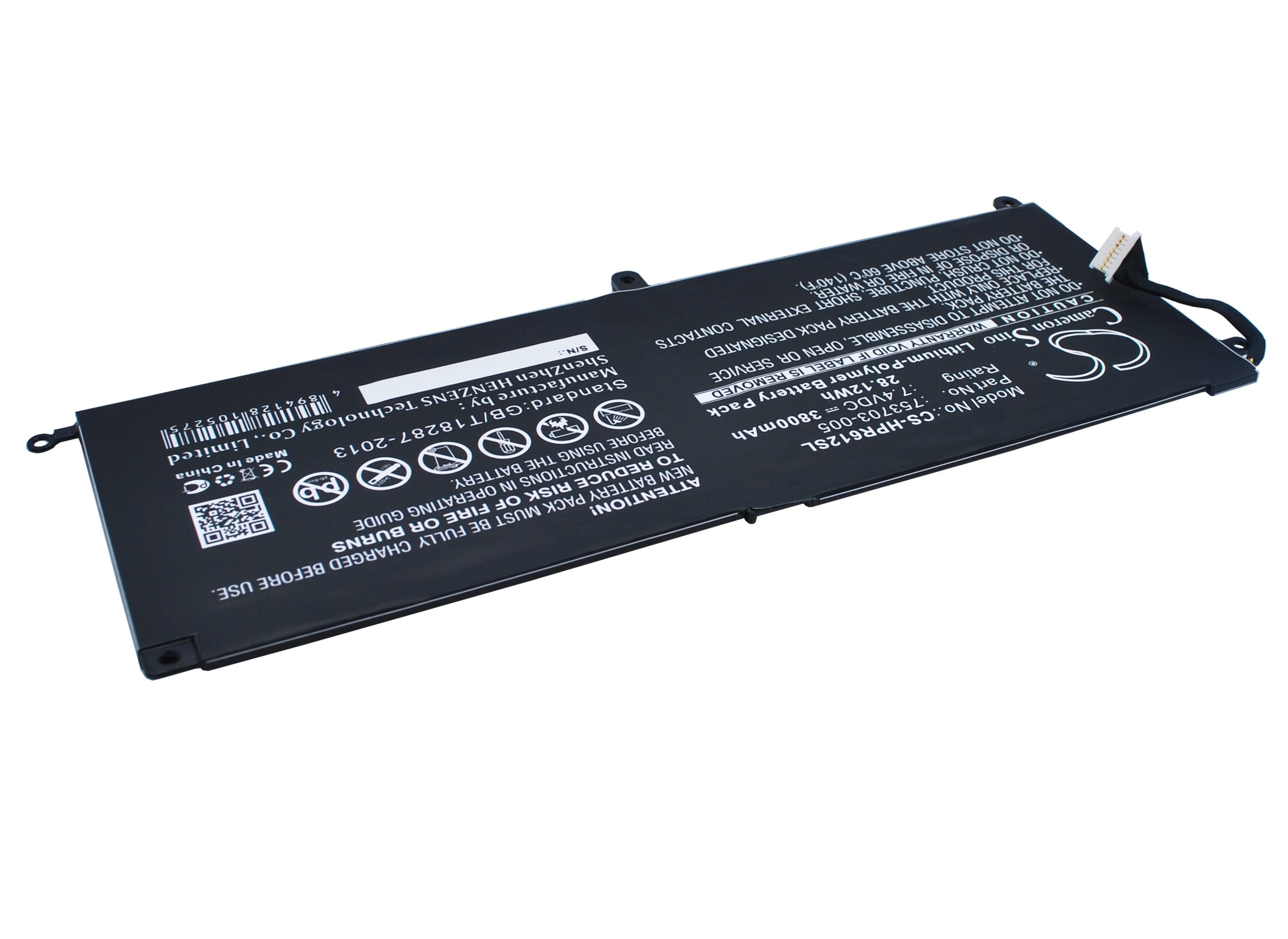 HP Pro x2 612 G1 Replacement Battery: BatteryClerk.com