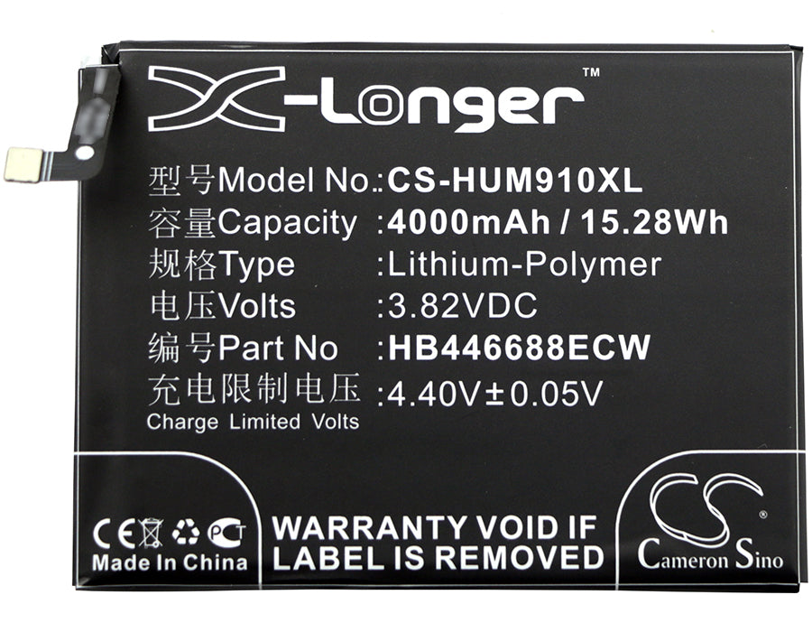 Normaal Vel Verleiden Huawei Ascend Mate 9 Pro LON-AL00 LON-L29 Mate 9 P Replacement Battery:  BatteryClerk.com