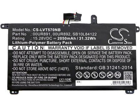 Lenovo T570 ThinkPad P51s ThinkPad P51s 20HB000SGE ThinkPad P51s(20HB 20HC) ThinkPad P51s(20HB000SGE) ThinkPad Laptop and Notebook Replacement Battery