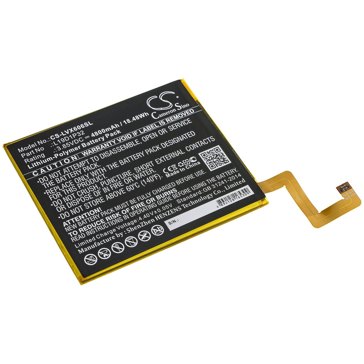 verontreiniging Lieve Lijkenhuis Lenovo Tab M10 Plus TB-X606F Replacement Battery: BatteryClerk.com