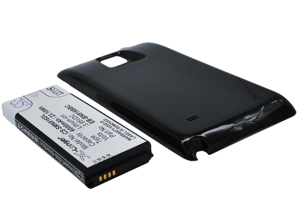 afvoer Vergelijkbaar R Samsung Galaxy Note 4 ( China Mobile Black 6000mAh Replacement Battery:  BatteryClerk.com
