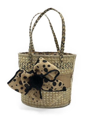 Leopard Print Bow Bag - paulamariecollection