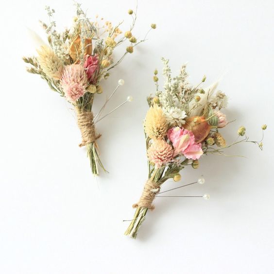 Petits bouquets de fleurs séchées : une idée-cadeau originale pour les -  Atelier Rose Pivoine