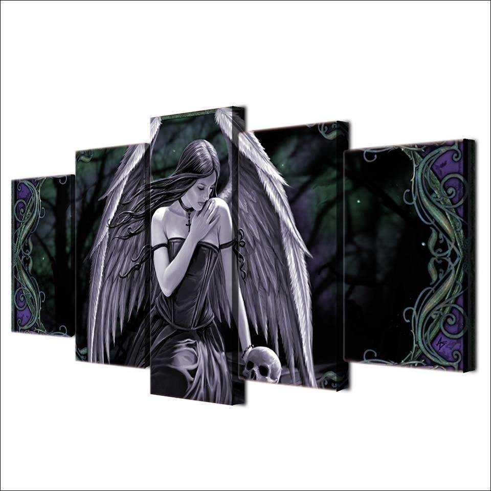 Tableau Ange Gothique Decoration Murale Imprimee Sur Toile Art Cadre Fr