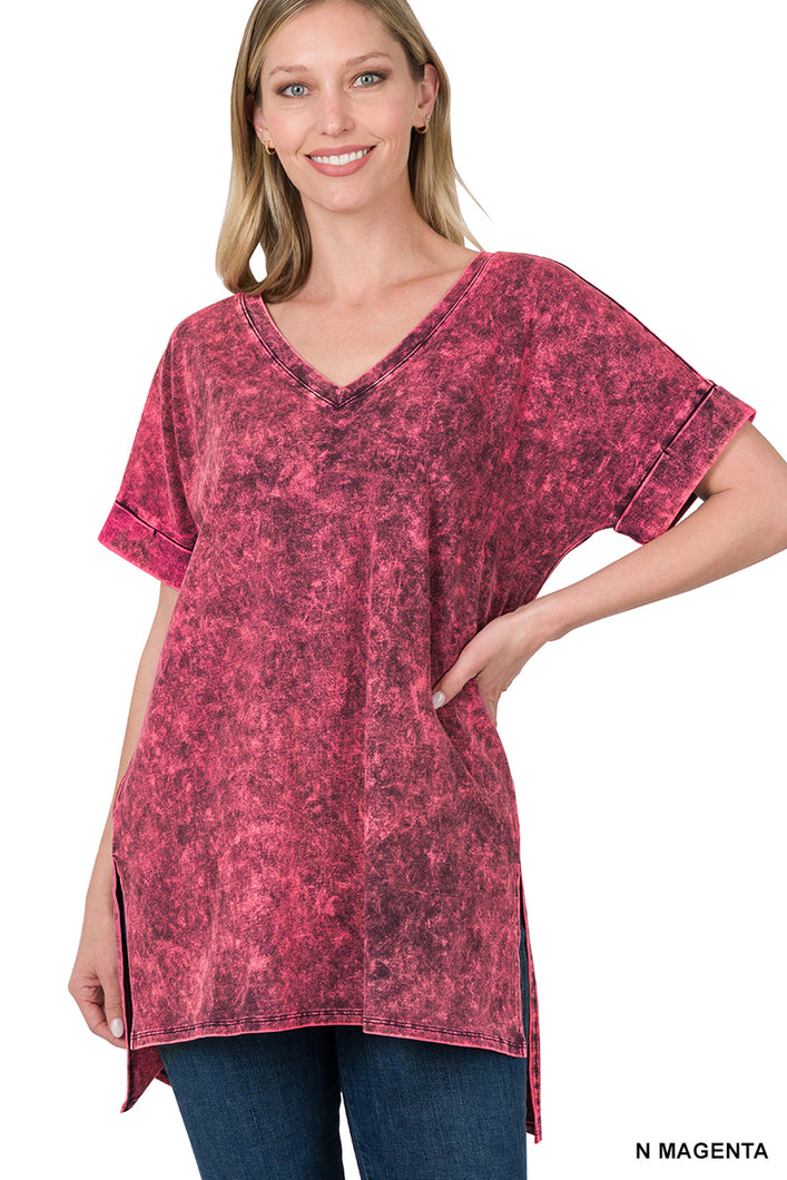 On the Move Top in Magenta