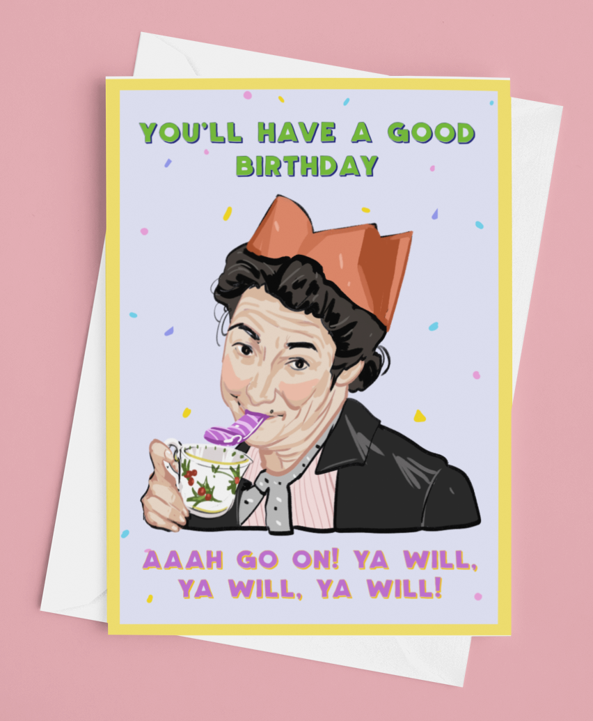 Copy of Father Ted 'Mrs Doyle' Birthday Card – Derry Nice Things