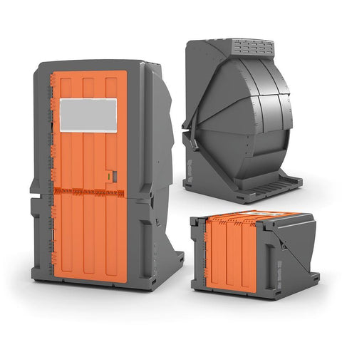 collapsible camping toilet