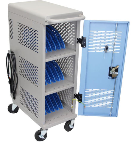 Campbell Portable Sales Charging Carts And Cabinets