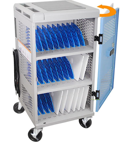 Campbell Portable Sales Charging Carts And Cabinets