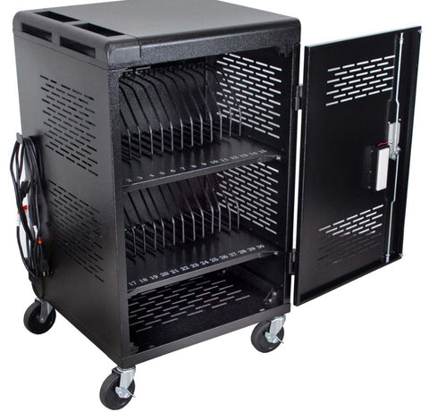 Campbell Portable Sales Charging Carts And Cabinets