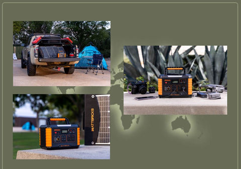 Solar Power Generator Stations Disaster Relief 500 Watts