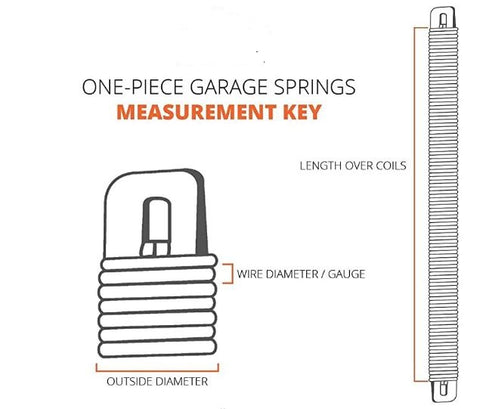 Toy Hauler Ramp Door Spring Replacements p-332 On Sale 2 Piece Set