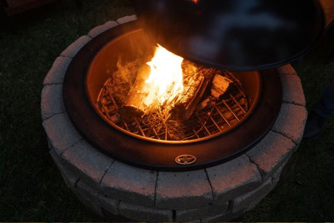 Snuff The Embers Out at the End of the night in the Fire Pit Backyard Gathering Area