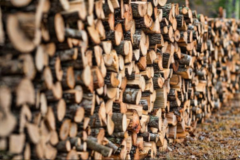 Seasoned Firewood for Smokeless Fire in Firepit