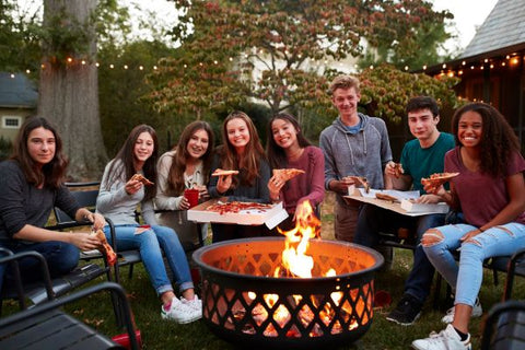 Fire Pit Pizza Party