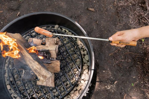 Fire Ring with Roasting Sticks
