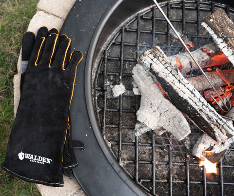 Bonfire Boss Fire Gloves with Best Legacy Fire Pit for Sale Fire Pit Insert