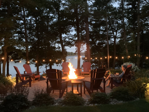 Ambiance and Lighting around Legacy Fire Pit